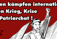 Frauen kämpfen international gegen Krieg, Krise und Patriarchat!